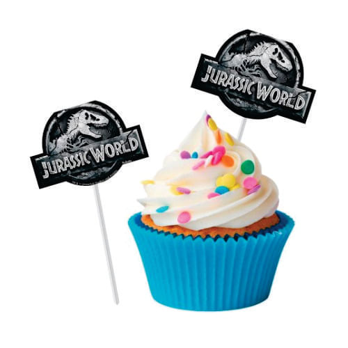 Bandeirinha P/ Docinhos Jurassic World 2 C/ 8 Un Festcolor