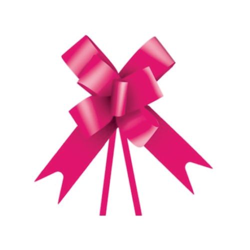 Laço Pronto Liso Rosa 32mm C/ 10 Un Brfestas