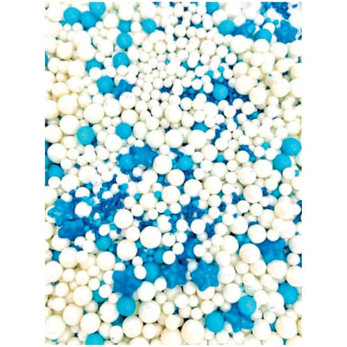 Splinkles Azul/Branco C/ Estrelas C/ 50 Gr (522) Jady