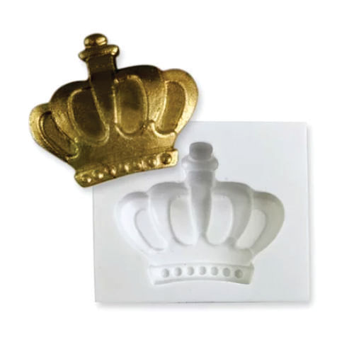 Molde Silicone Coroa Listrada Mzl Criaçoes