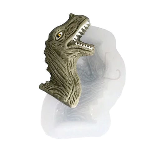 Molde Silicone Dino C/ Chifre (122-06) Mzlcriaçoes
