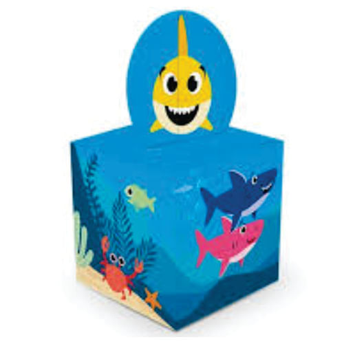 Caixa Lembrancinha Family Shark 8un Junco