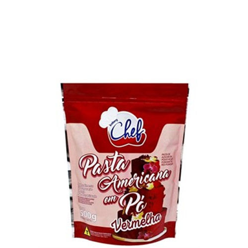 Pasta Americana Em Pó Vermelha 500 Gr Iceberg