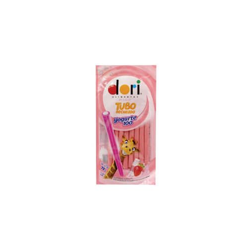 Bala Tubo Recheado Yogurte 100 70 Gr Dori
