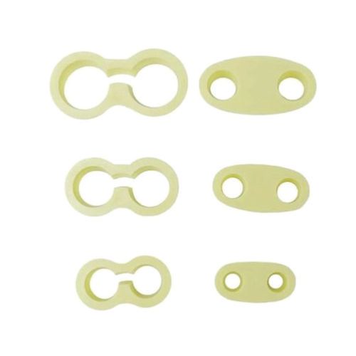 Cortador Óculos Redondo C/ 6 Pçs  (406658) Bluestar