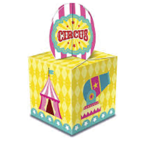 Caixa Lembrancinha Circo Menina 8un Junco