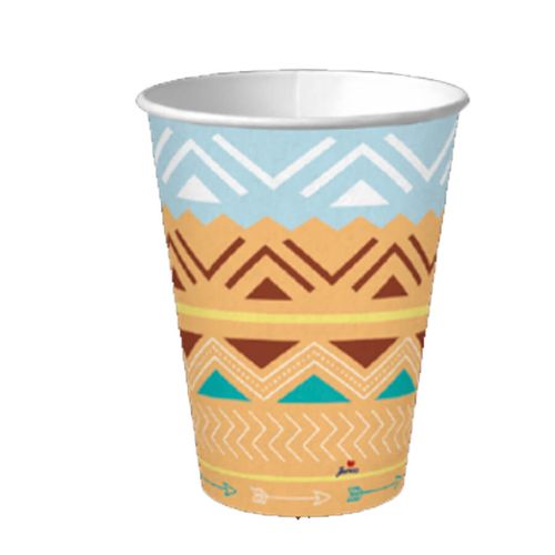 Copo Papel 180 Ml Animais Na Floresta C/ 8 Un Junco