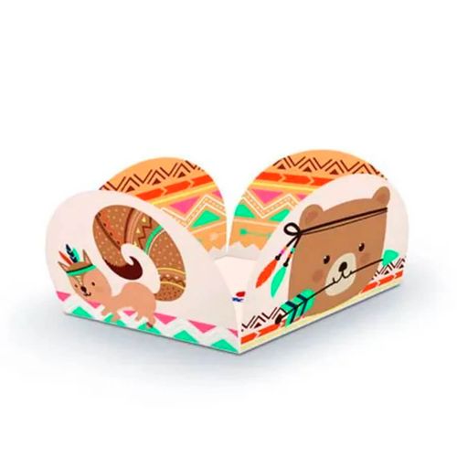 Porta Forma Animais Na Floresta C/ 40 Un Junco