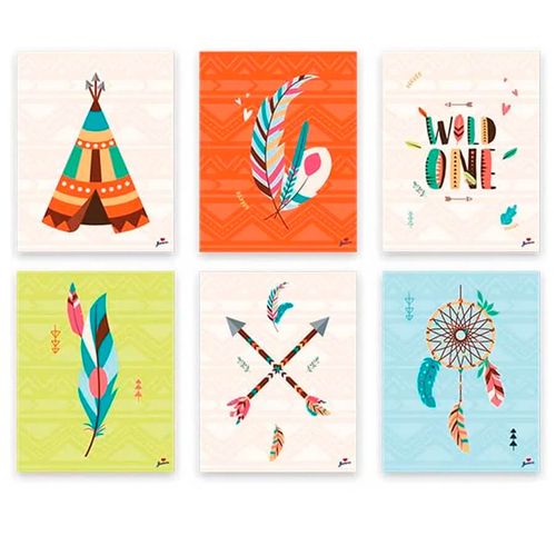 Quadrinhos Divertidos Animais Na Floresta C/ 6 Un Junco