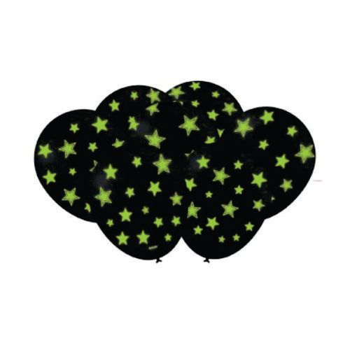 Balão Preto Impresso Neon Verde C/ 25 Un Festcolor