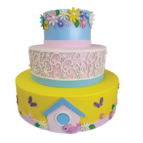 Bolo Cenográfico Jardim 1 (19370) Cia Do E. V. A