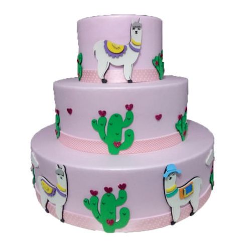 Bolo Cenográfico Lhama (19391) Cia Do E. V. A