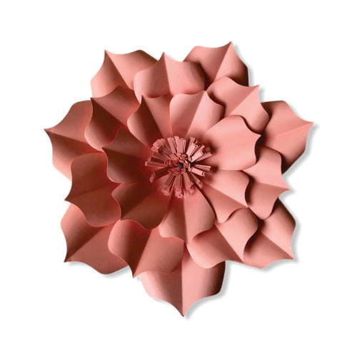 Flor De Papel Flor Do Campo P Coral (101044) Decora