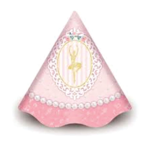 Chapéu Cone Bailarina Nova C/ 8 Un Junco