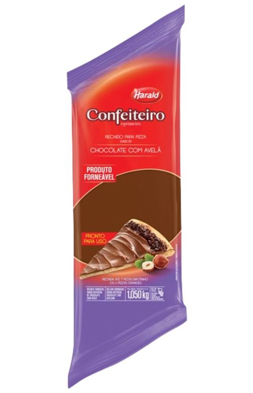 Recheio Forneavel Avelã Confeiteiro 1,01 Kg Harald