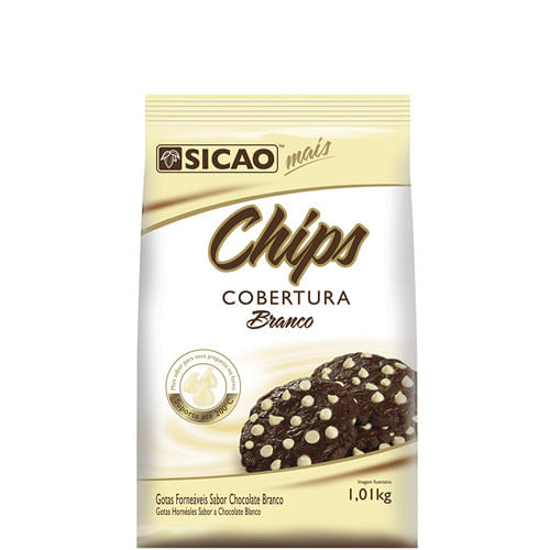 Chips De Chocolate Branco 1,01 Kg Sicao