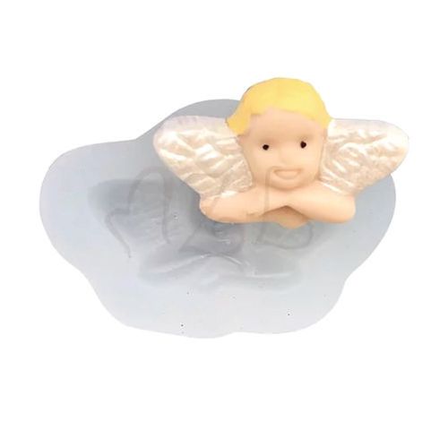 Molde Silicone Anjo Barroco (103-03) Mzlcriaçoes