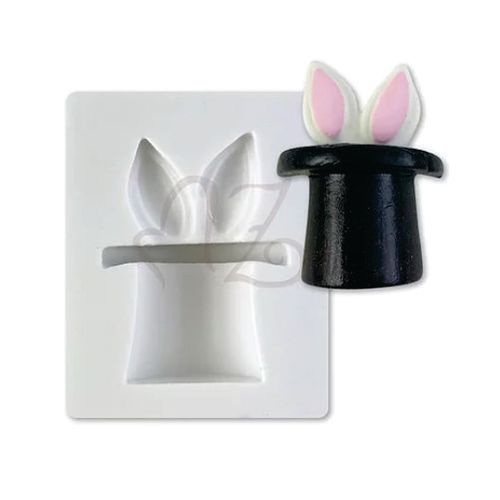 Molde Silicone Cartola Coelho (117-03) Mzlcriaçoes