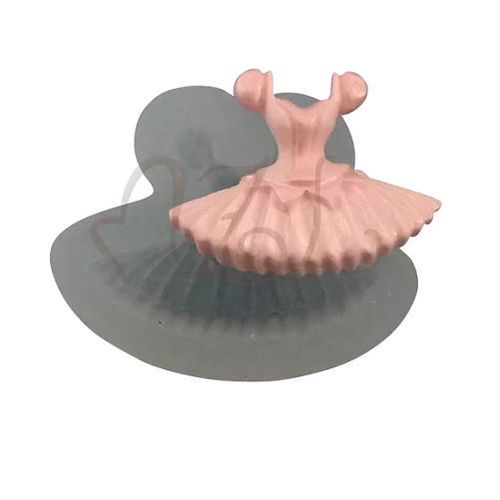 Molde Silicone Vestido Bailarina Mzl Criaçoes