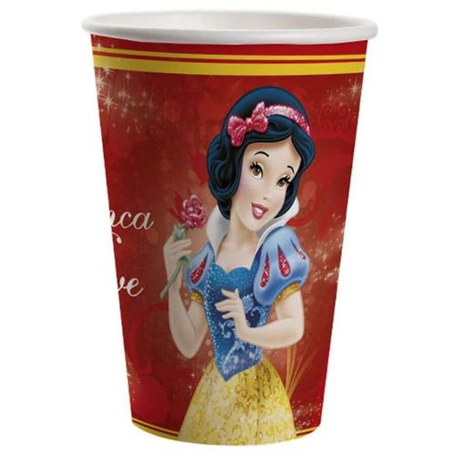 Copo Descartavél Papel 330 Ml Branca De Neve New C/ 8 Un Regina