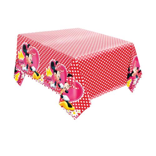 Toalha De Mesa Red Minnie 2,20x1,20 Mt Regina