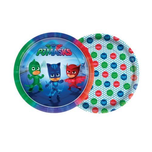 Prato 18 Cm Pj Masks C/ 8 Un Regina