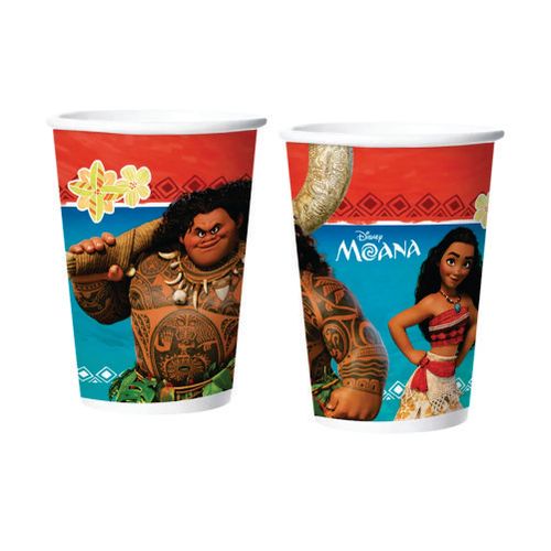 Copo Descartavél Papel 180 Ml Moana C/ 12 Un Regina