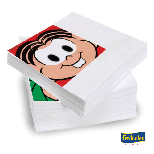 Guardanapo Turma Da Monica C/ 16 Un Festcolor