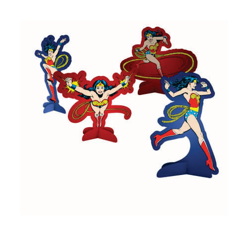 Decoração De Mesa Mulher Maravilha Festcolor