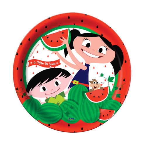 Prato 18 Cm Show Da Luna C/ 8 Un Festcolor