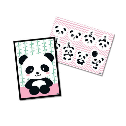 Kit Decorativo Panda Festcolor