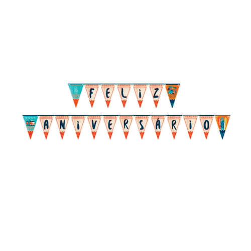 Faixa Feliz Aniversário Surf Junco