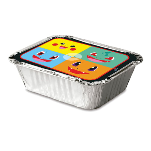 Tampa De Marmitinha Pocket Monsters C/ 8 Un Junco