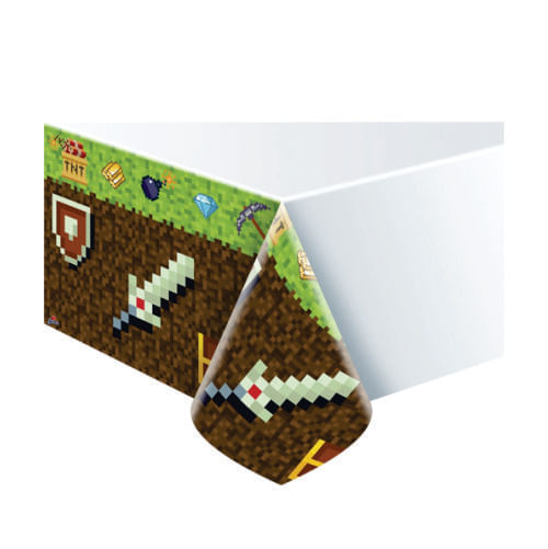 Toalha De  Mesa Mini Pixels 1,20x1,80 Mt Junco