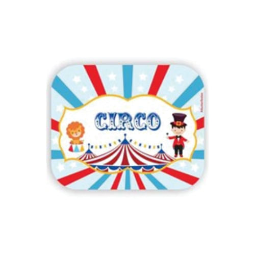 Tampa De Marmitinha Circo Mágico C/ 8 Un Junco