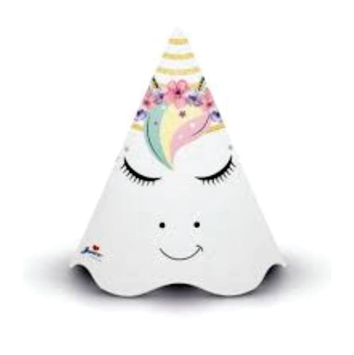 Chapéu Cone Unicornio C/ 8 Un Junco