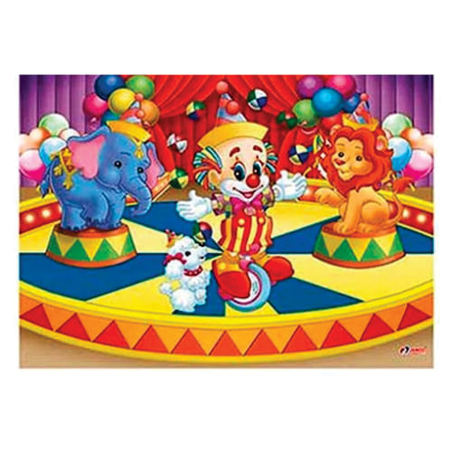 Toalha De Mesa Circo Mágico 1,20x1,80 Mt Junco