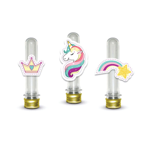 Cartela Aplique Unicornio C/ 12 Pçs Junco