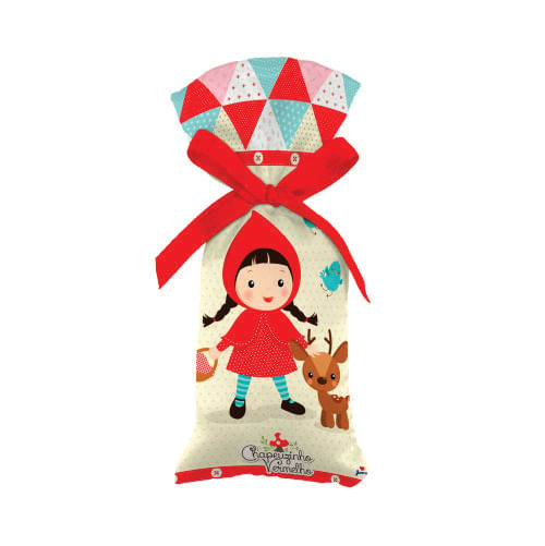 Sacola Plast. Chapeuzinho Vermelho C/ 8 Un Junco