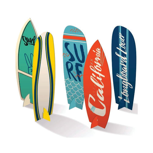 Enfeite De Mesa Surf C/ 5 Un Junco