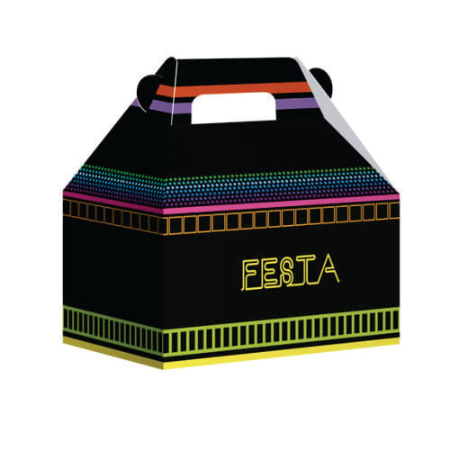 Caixa Surpresa Maleta Neon C/ 8 Un Junco