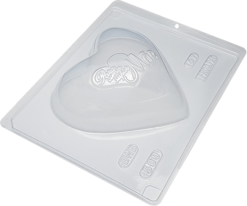 Forma Silicone Coração Super Mãe (*57) Bwb