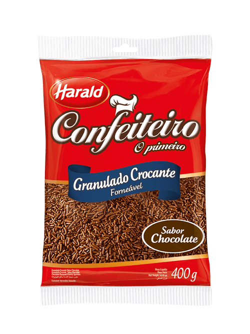 Chocolate Granulado Crocante 400 Gr Harald