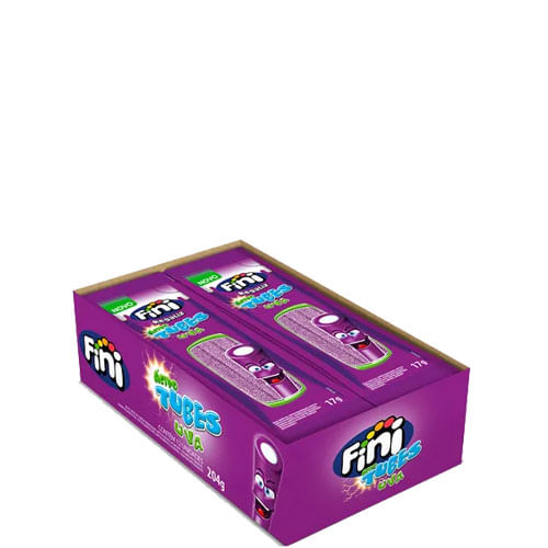 Bala Tubes Uva Citrico 12x15gr Fini