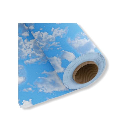 Tnt Estampado Nuvem Branca 1 Mt