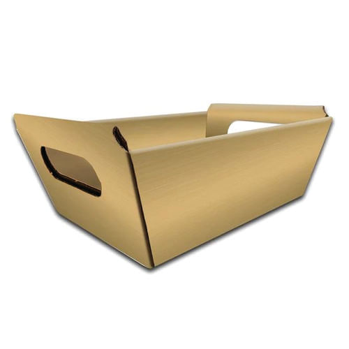 Cesta N 5 Ouro 31,5x22x9,5 Cm (3529) Kid-Art