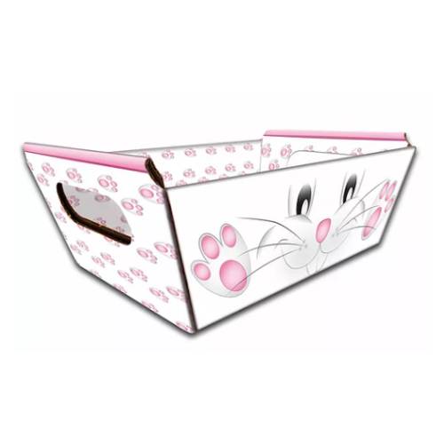 Cesta N 5 Patinha De Coelho 31,5x22x9,5 Cm Kid-Art