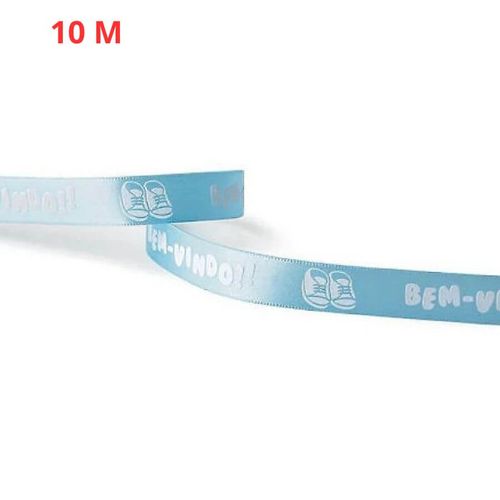 Fita Cetim 003 Bem Vindo 10 Metros Progresso