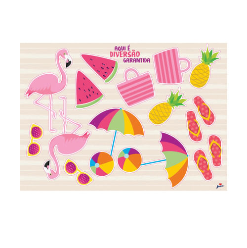 Kit Decorativo Tropical Junco