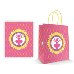 Sacola Papel Bailarina 18x09x22 C/ 10 L E L